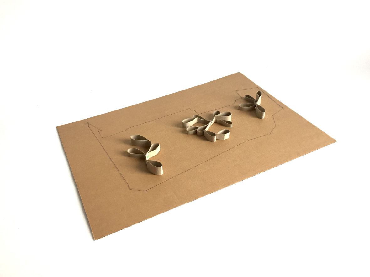 Übung zur Positionierung der Elemente an einem konkreten Ort in der Stadt - Maria Chiara Sgarbi